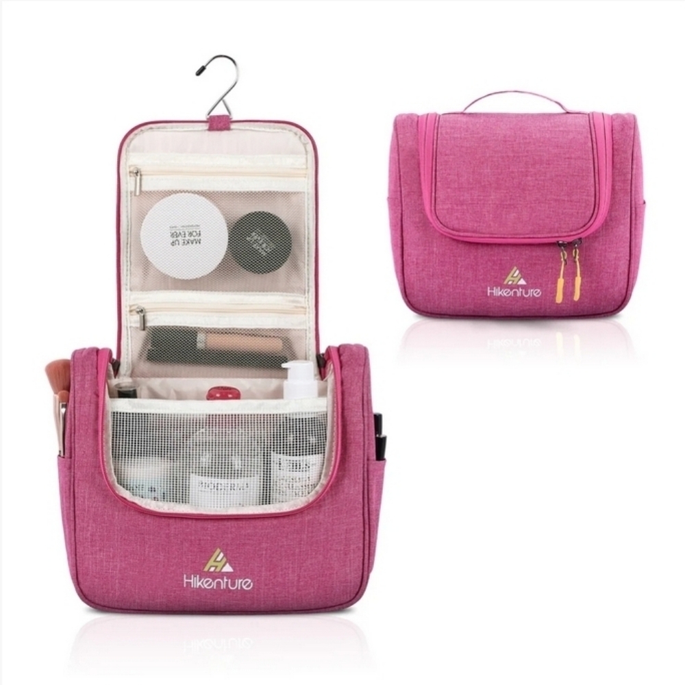 Hikenture Pink Hanging Toiletry bathroom Bag